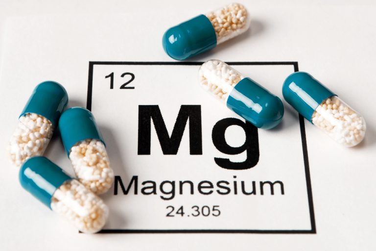 Pillole del minerale magnesio